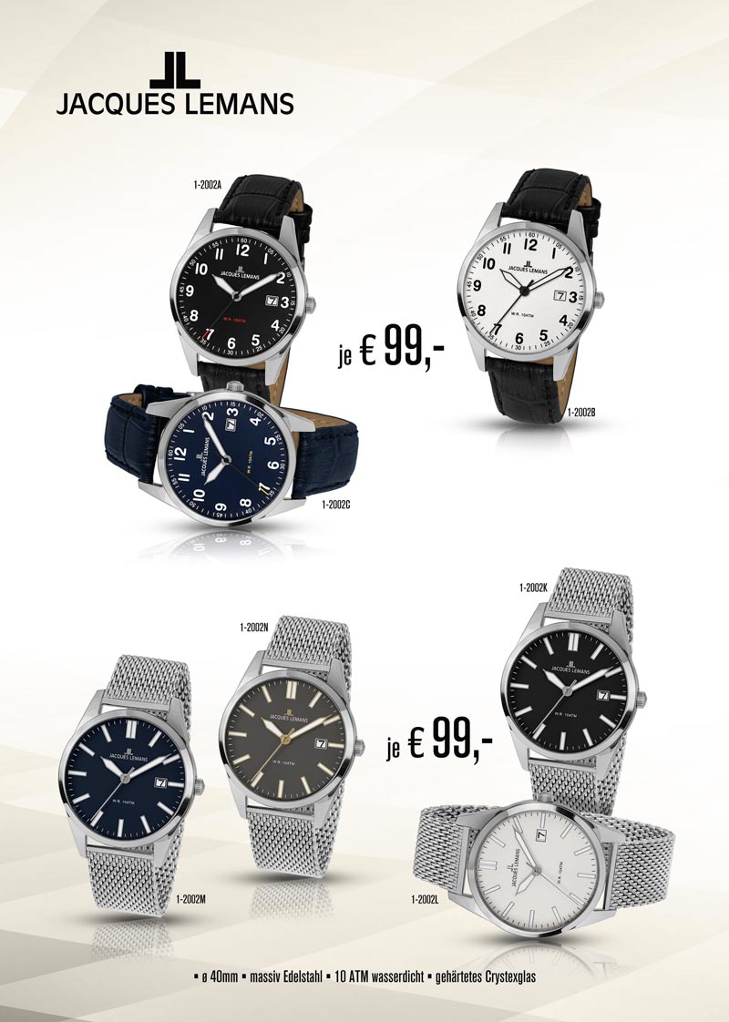 Katalog Jacques Lemans Uhren Schmuck Trauringe Juwelier Lehmann