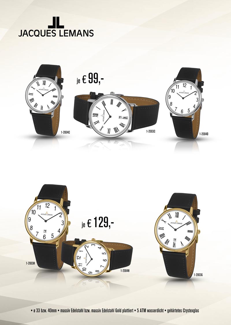 Katalog Jacques Lemans Uhren Schmuck Trauringe Juwelier Lehmann